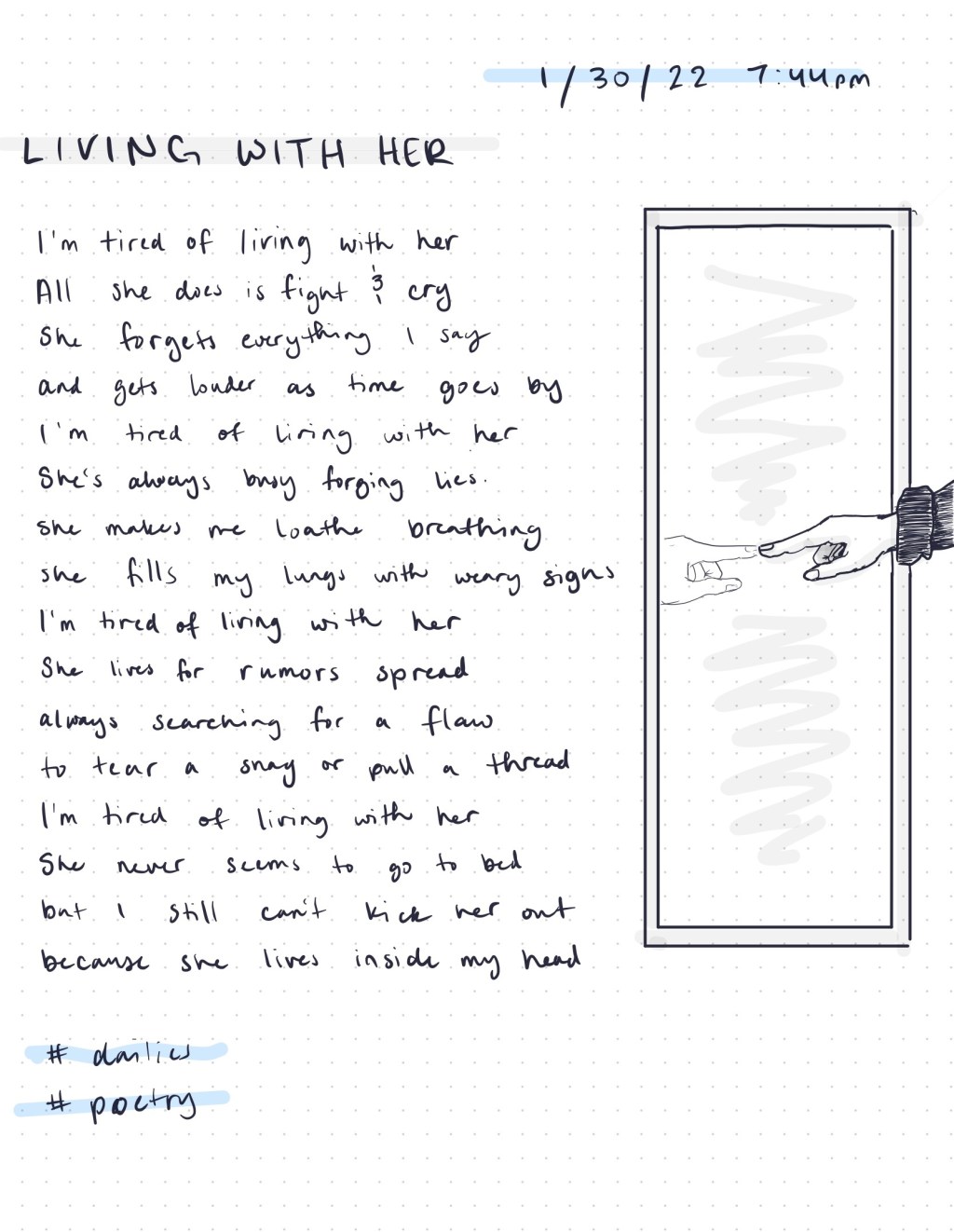 Living with Her / Dailies /&nbsp;1.30.22