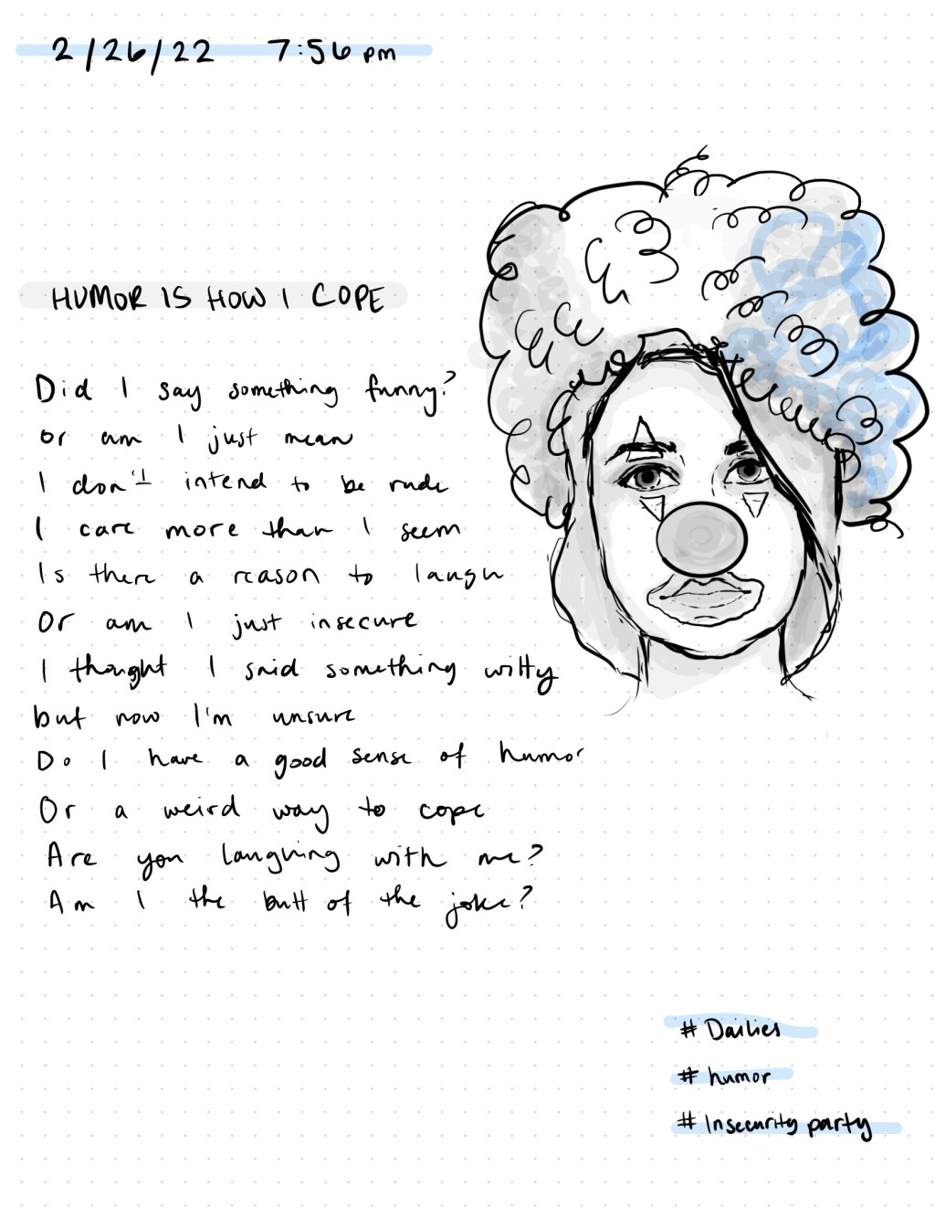 Humor Is How I Cope / Dailies /&nbsp;2.26.22