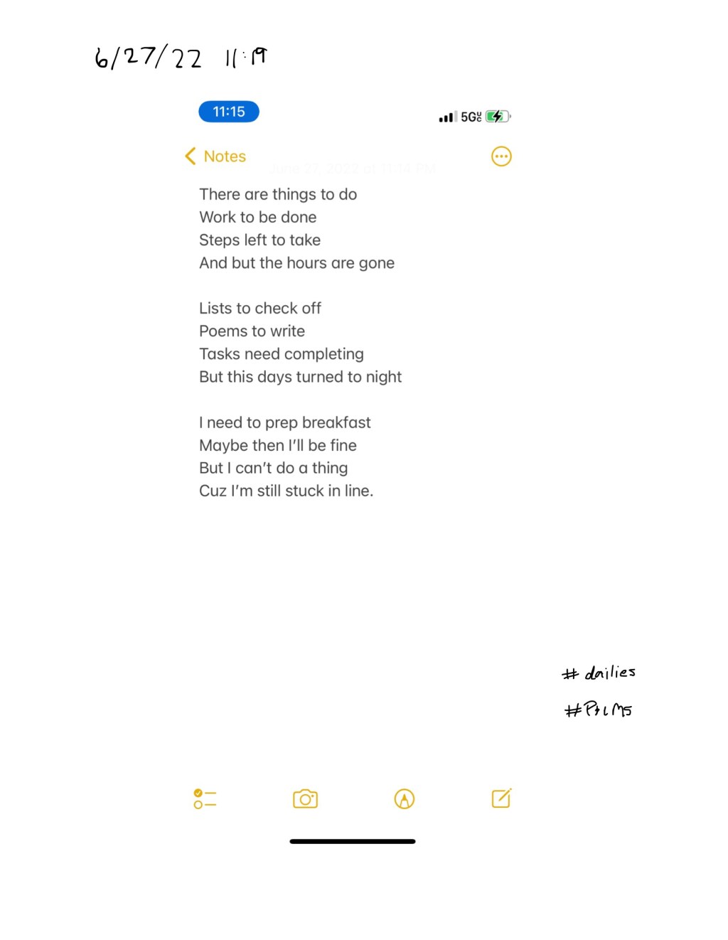 In Line / Dailies /&nbsp;6.27.22