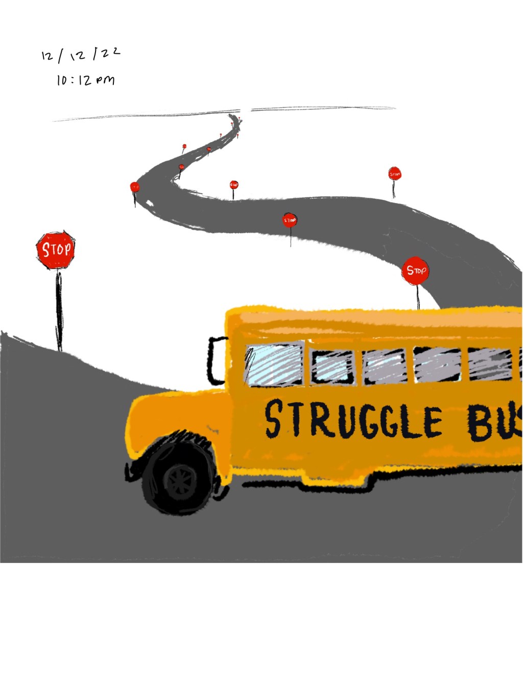 The Struggle Bus / Dailies /&nbsp;12.12.22