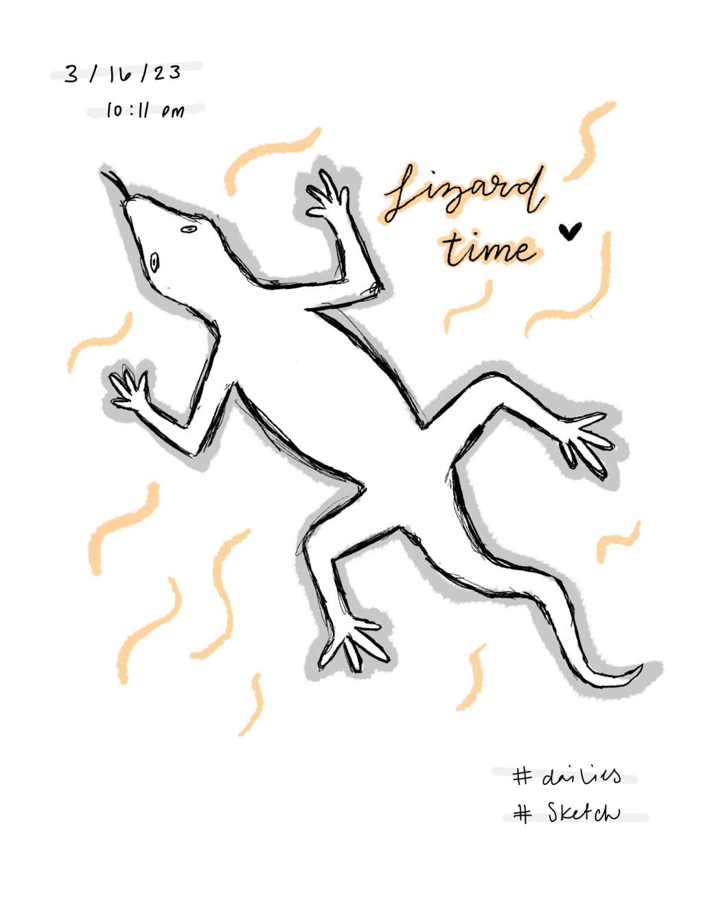 Lizard Time / Dailies /&nbsp;3.17.23